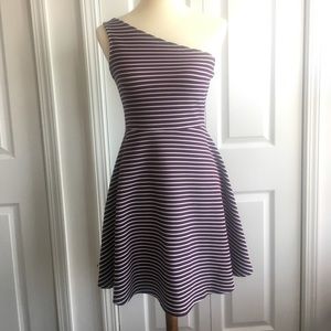 Red/White Striped Dress